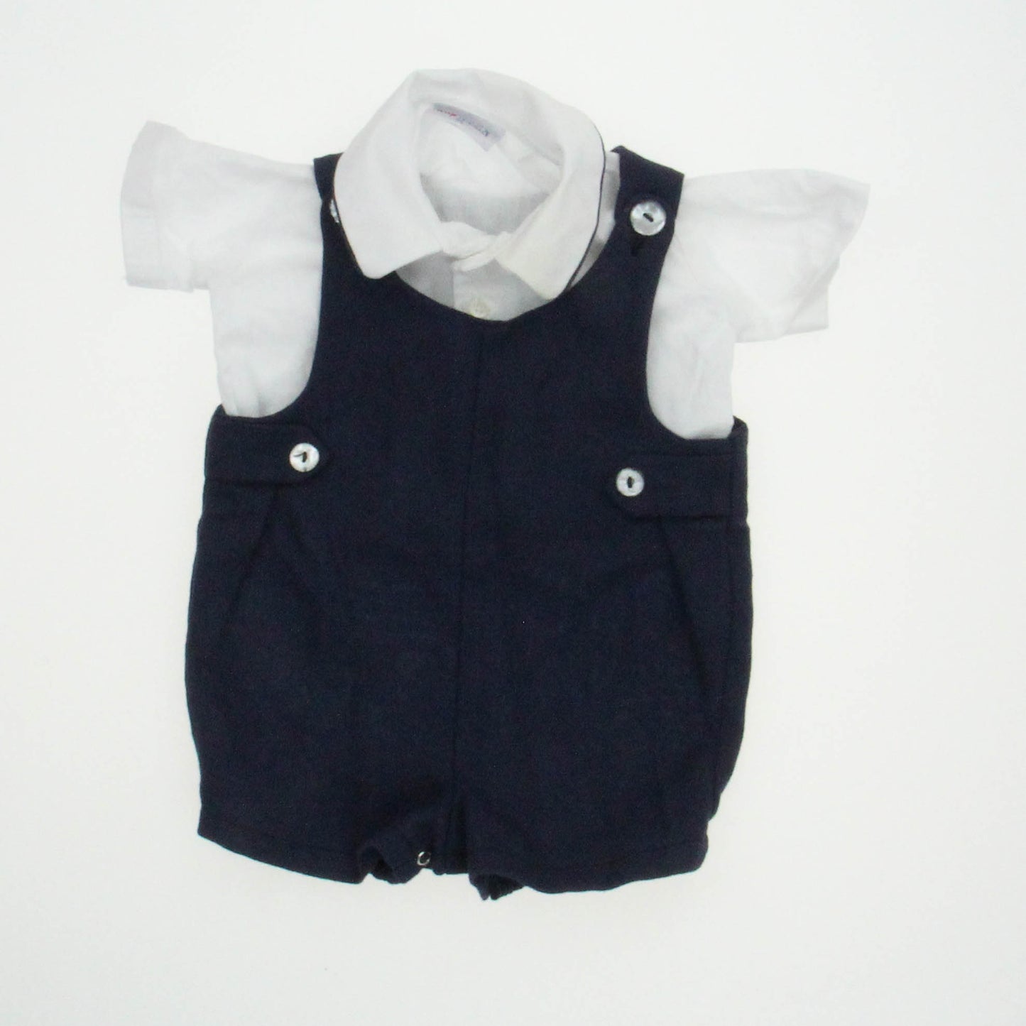Imp Originals Boys Navy | White Romper Size: 6 Months Navy | White