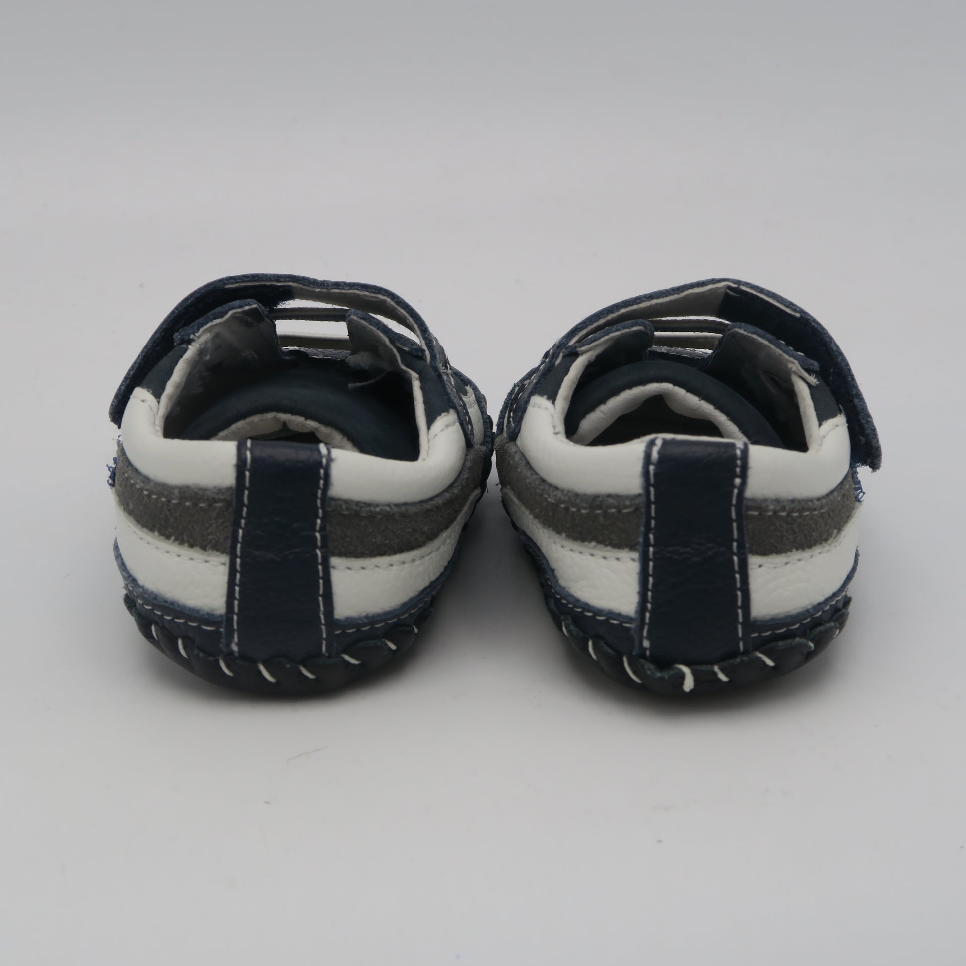 Pediped Boys Navy | White Shoes Size: 0-6 Months Navy | White