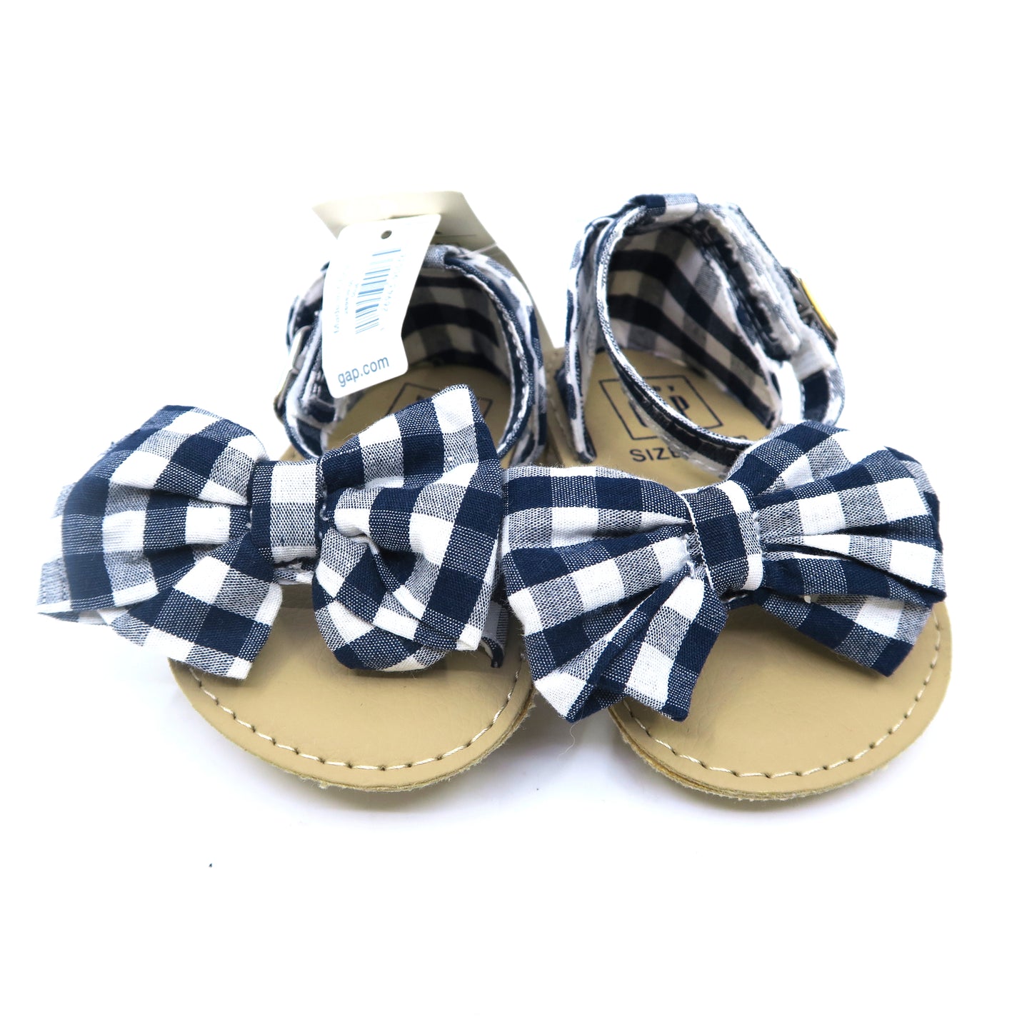 Gap Girls Navy | White Sandals Size: 3 - 6 Months