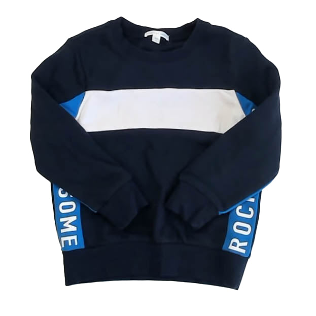 Rockets Of Awesome Boys Navy | White Sweatshirt Size: 5 Years Navy | White