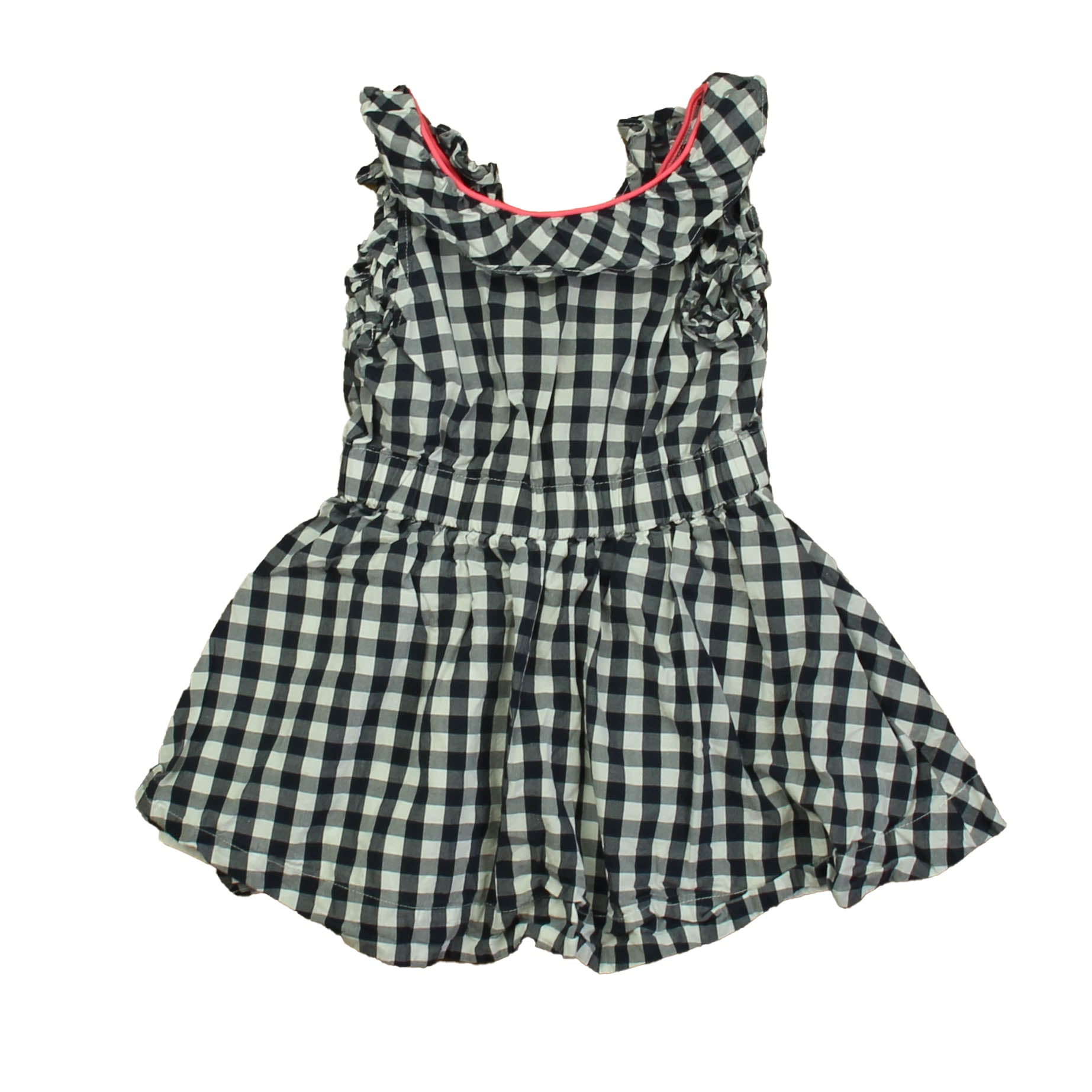 Crewcuts Girls Navy | White Dress Size: 2T Navy | White
