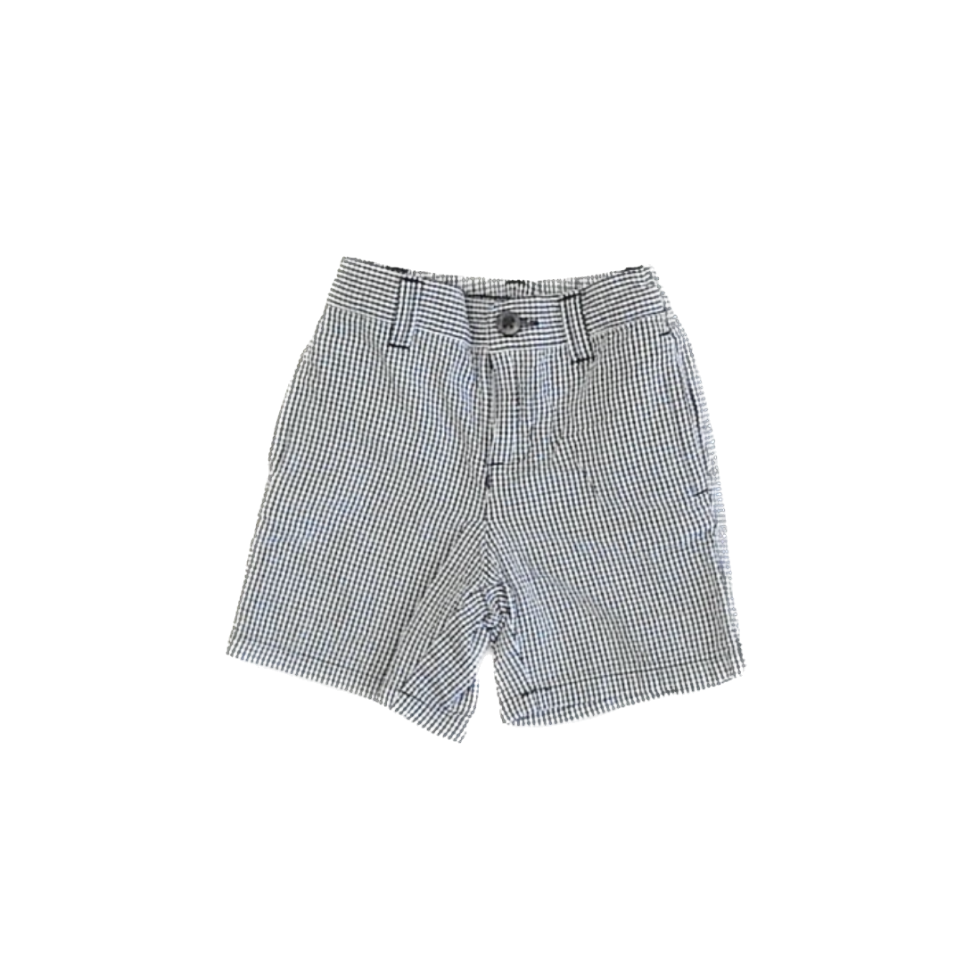 Janie and Jack Boys Navy | White Shorts Size: 18 Months Navy | White