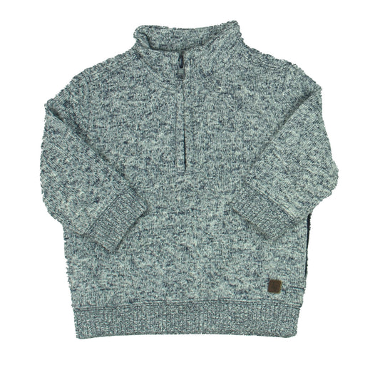 Janie and Jack Girls Navy | White Sweater Size: 6-12 Months Navy | White