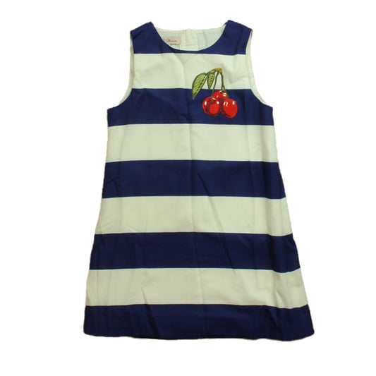 WL Monsoon Girls Navy | White Dress Size: 5T Navy | White