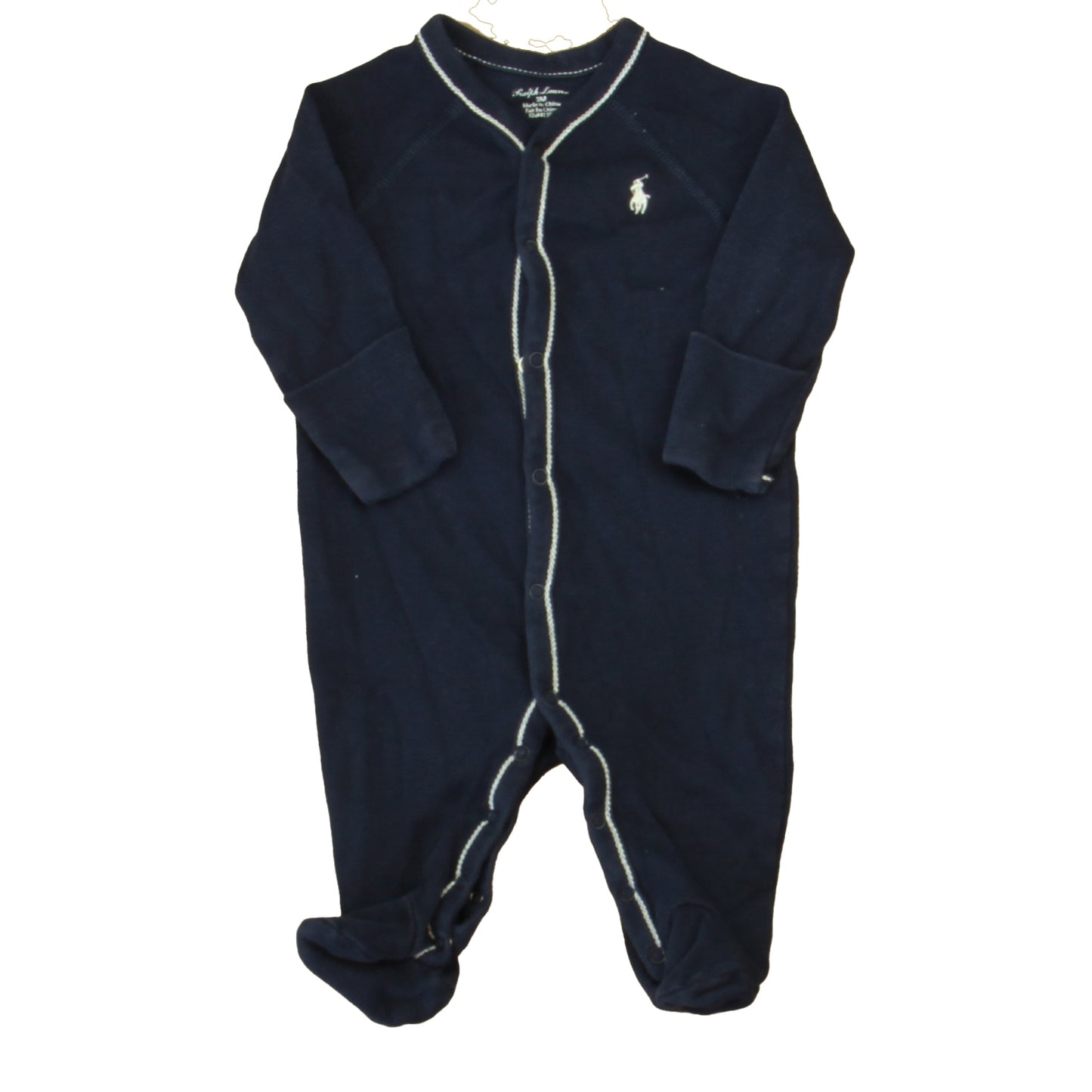 Ralph Laurern Boys Navy | White Long Sleeve Outfit Size: 6 Months Navy | White