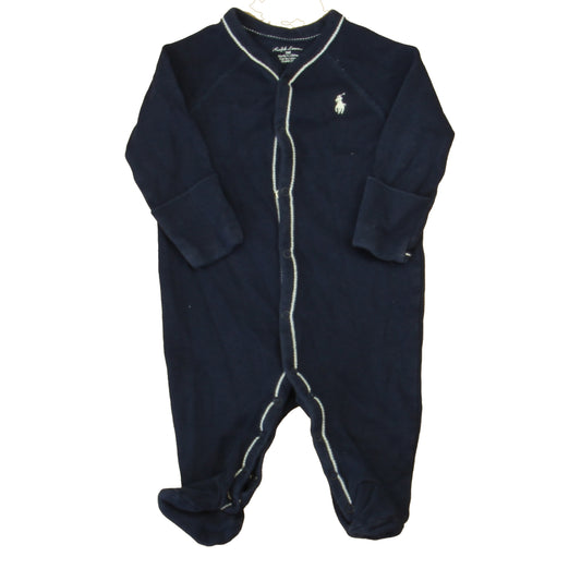 Ralph Laurern Boys Navy | White Long Sleeve Outfit Size: 6 Months Navy | White