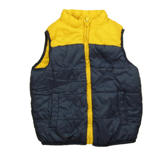 Janie and Jack Boys Navy | Yellow Vest Size: 3-4T Navy | Yellow