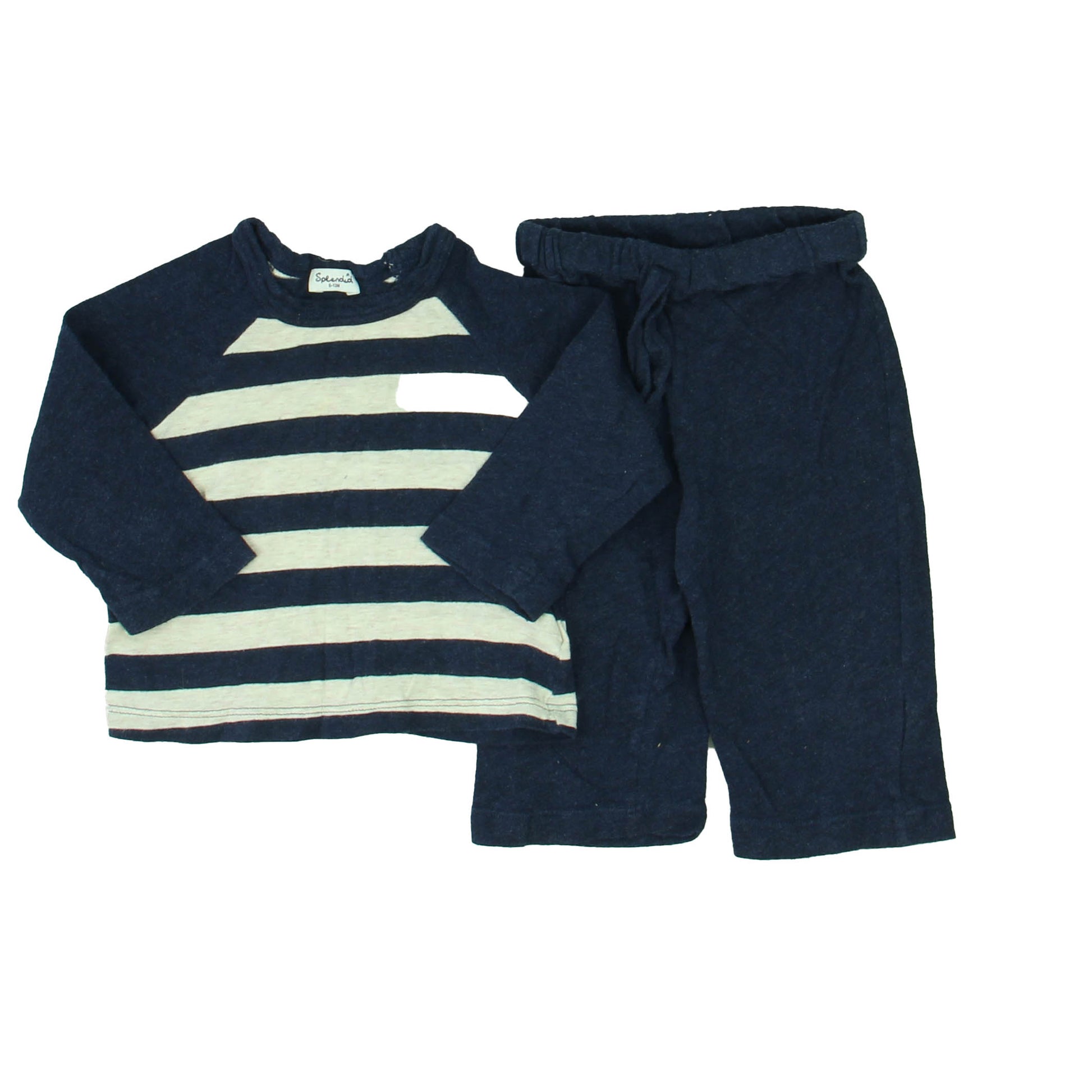 Splendid Girls Navy Apparel Sets Size: 6-12 Months Navy