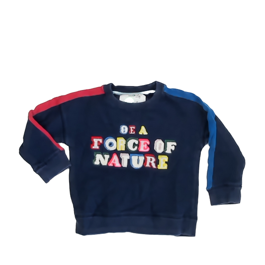 Mini Boden Boys Navy Sweatshirt Size: 4-5T Navy