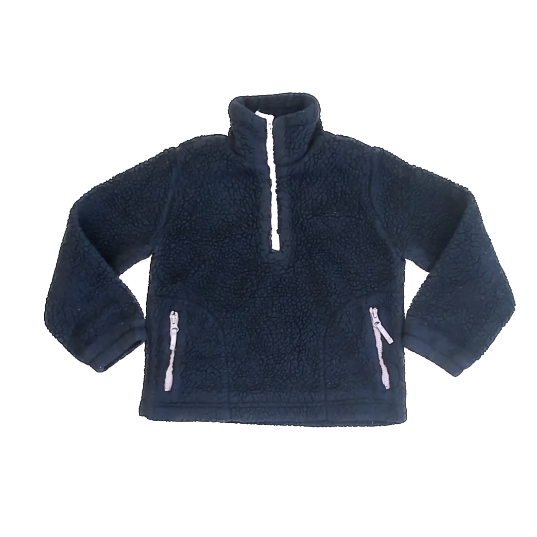 Crewcuts Girls Navy Fleece Size: 8 Years Navy
