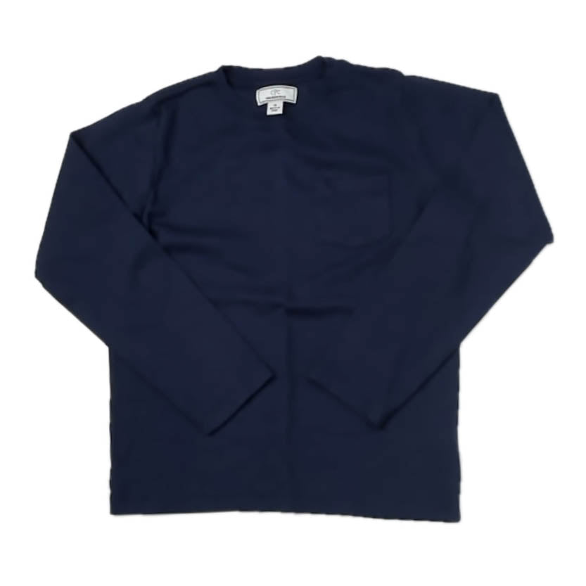 Classic Prep Boys Navy Long Sleeve T-Shirt Size: 14 Years Navy