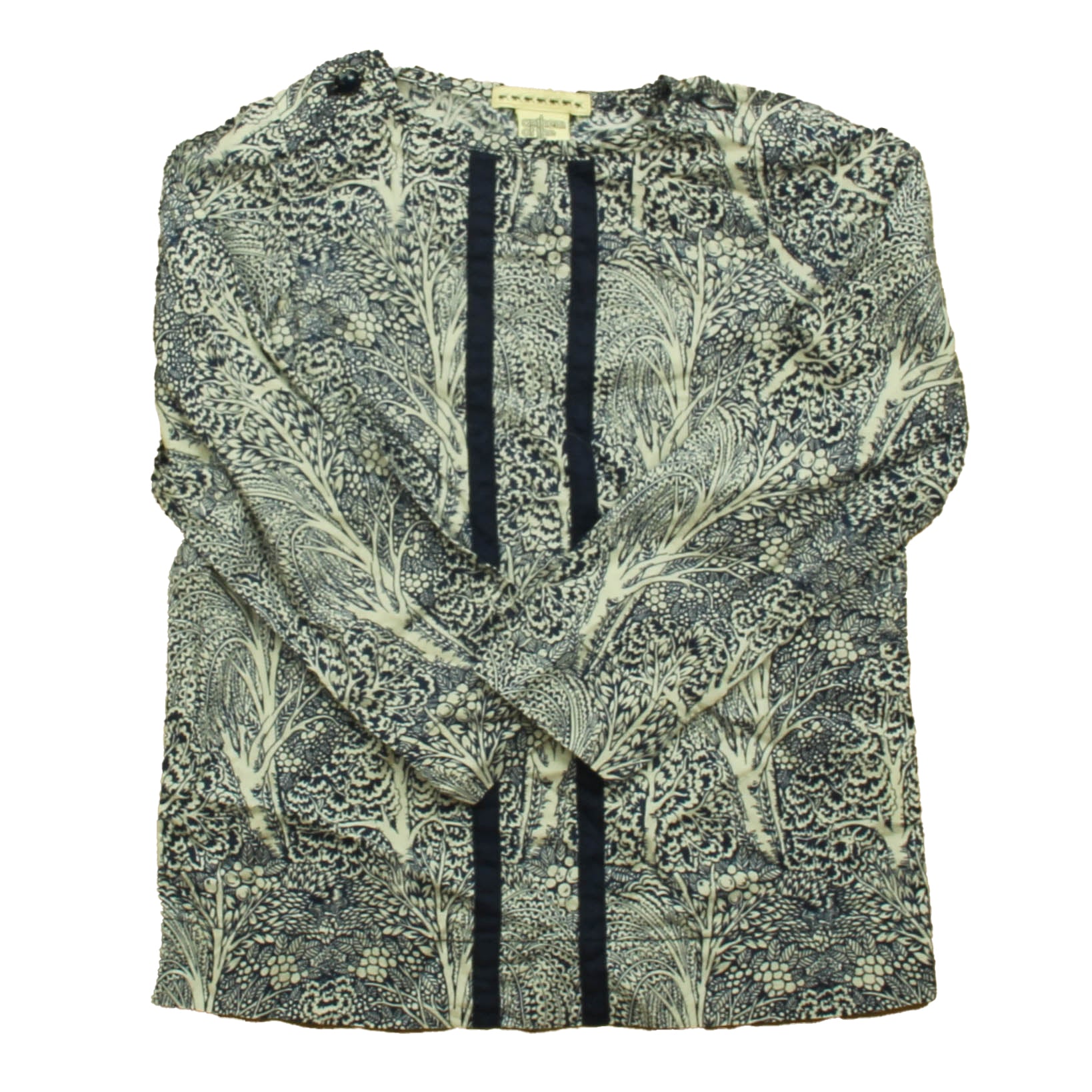 Anthem of the Ants Girls Navy Blouse Size: 6 Years Navy