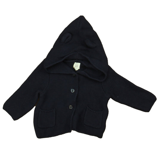 Gap Boys Navy Cardigan Size: 3-6 Months Navy