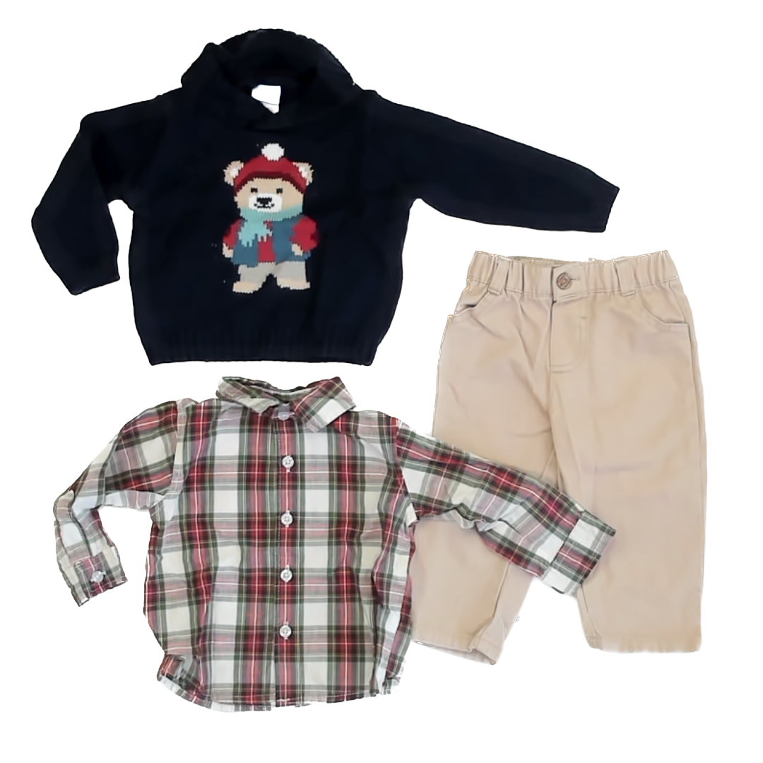 Draper James Boys Navy Apparel Sets Size: 12 Months Navy