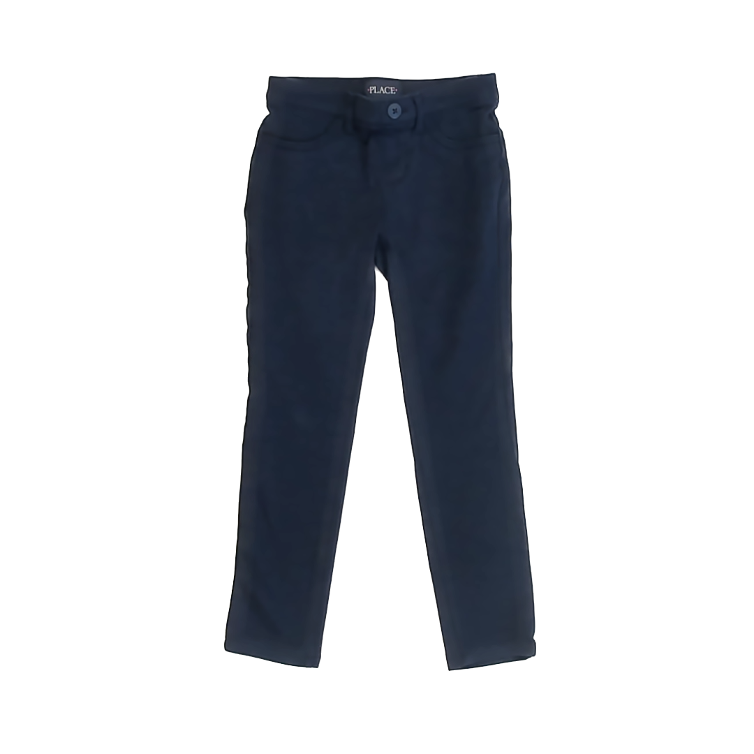 Children's Place Girls Navy Pants Size: 6 Years Navy