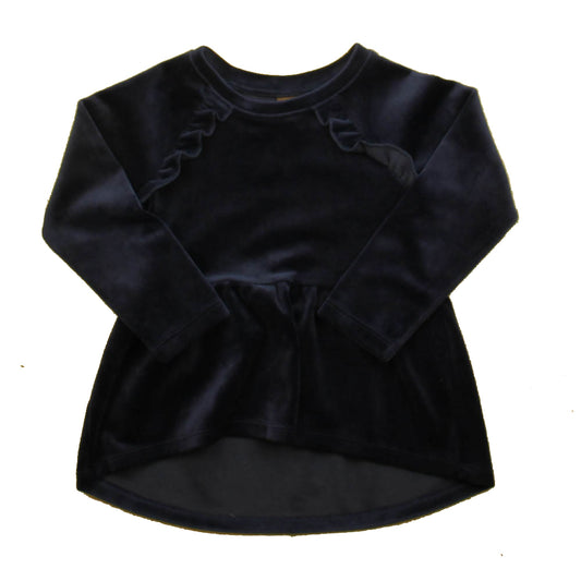 Tea Girls Navy Dress Size: 2T Navy