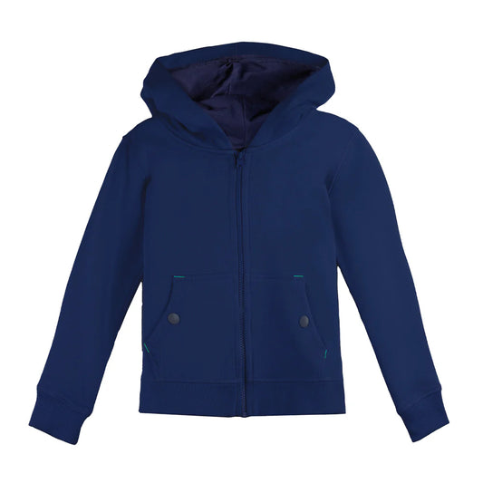 Mightly Girls Navy Hoodie Size: 6-14 Years Navy