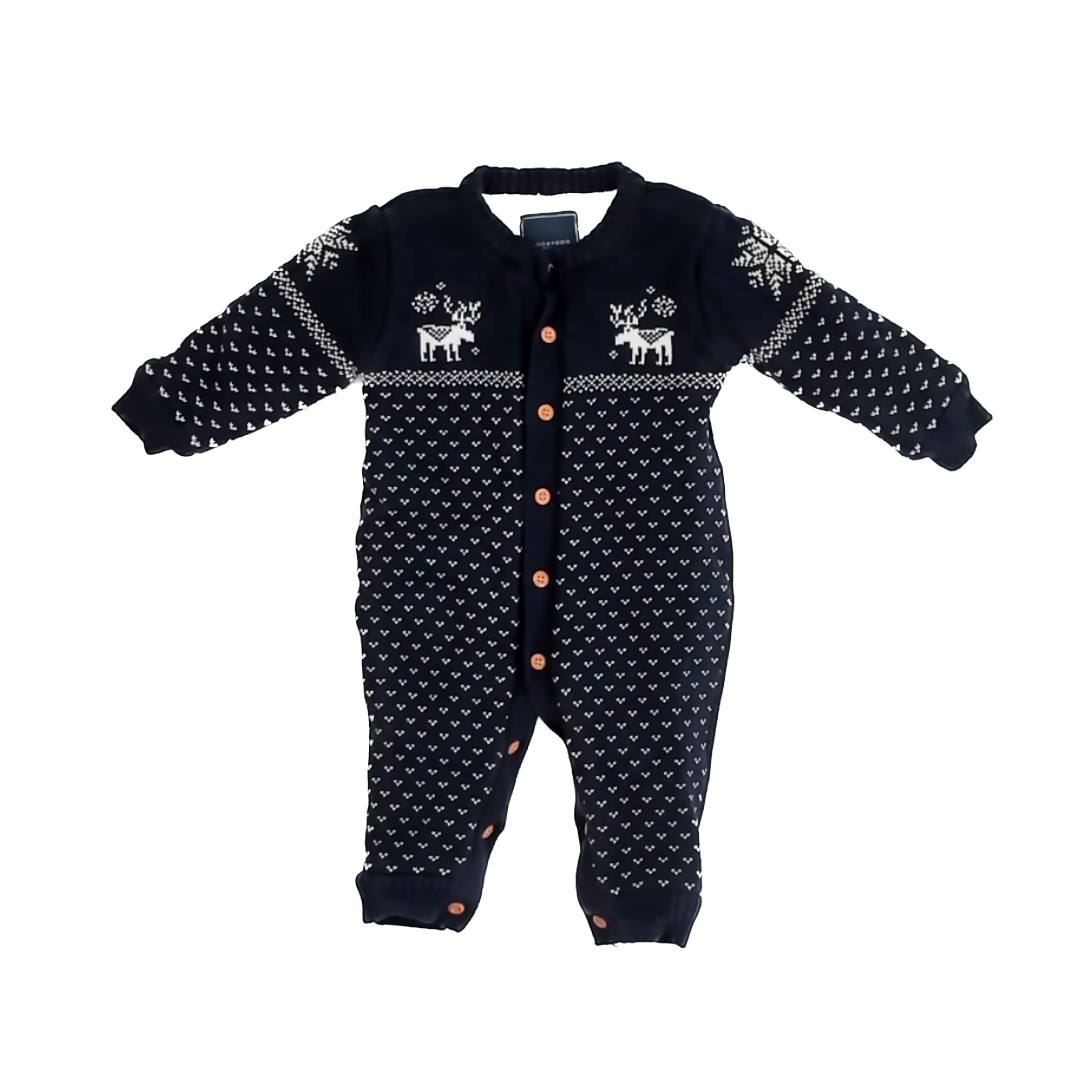 Tooby *Doo Boys Navy Long Sleeve Outfit Size: 18-24 Months Navy