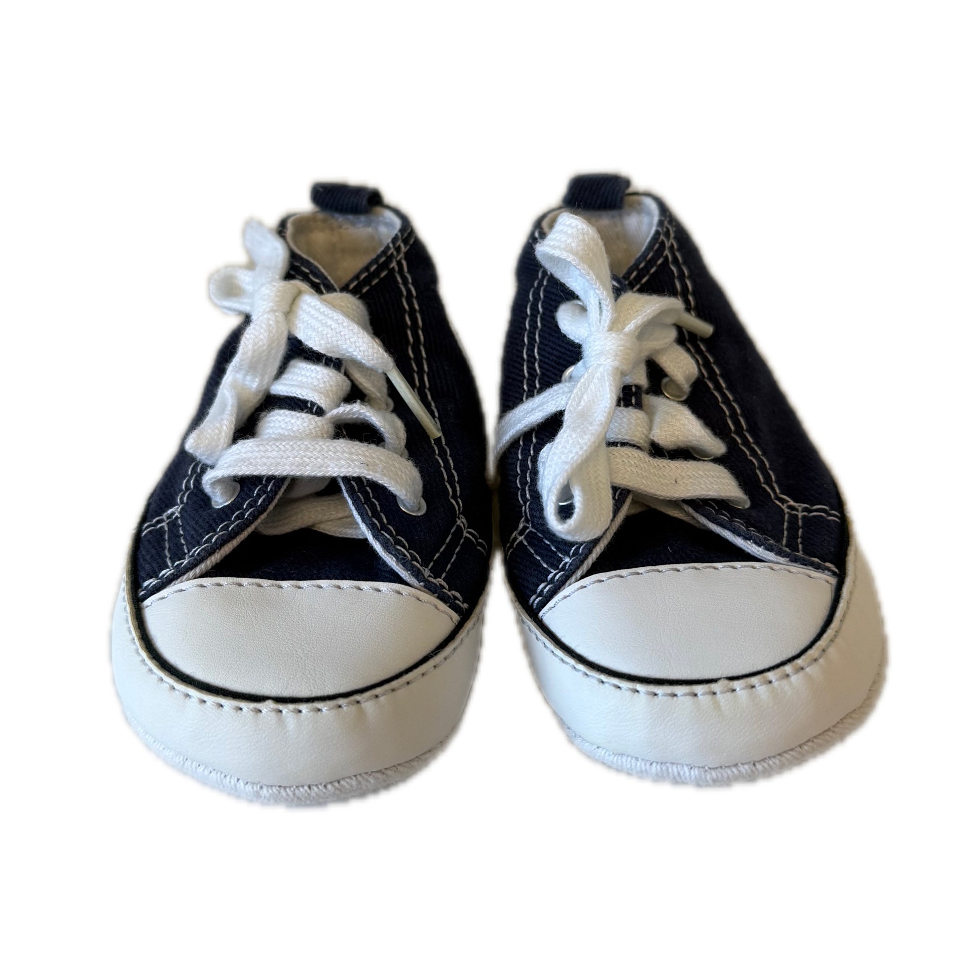 Converse Unisex Navy Sneakers Size: 4 Infant Navy
