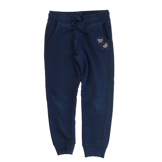 Blukids Girls Navy Casual Pants Size: 5-6 Years Navy