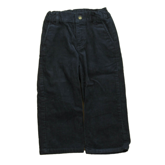Janie & Jack Boys Navy Corduroy Pants Size: 2T Navy