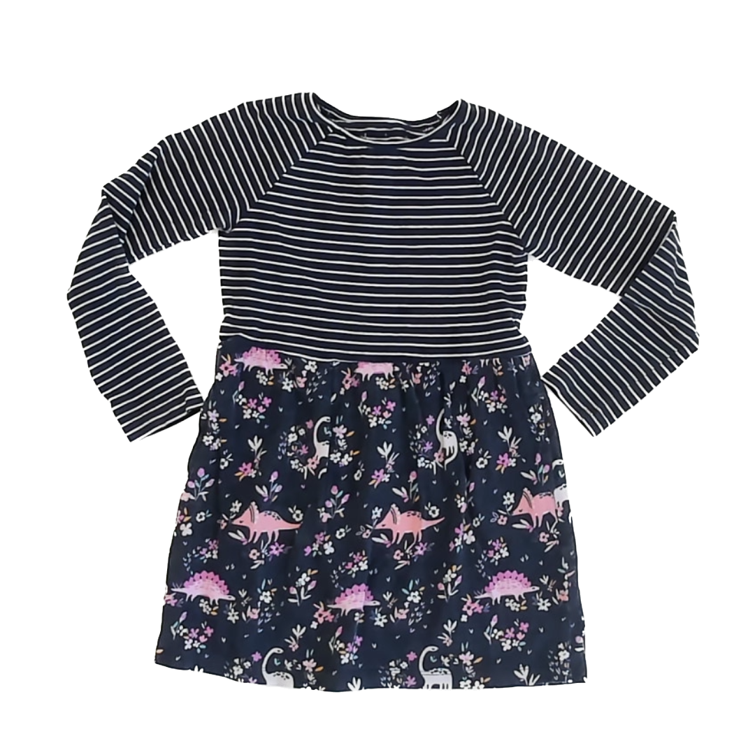 Rumi + Ryder Girls Navy Dress Size: 4-5T Navy