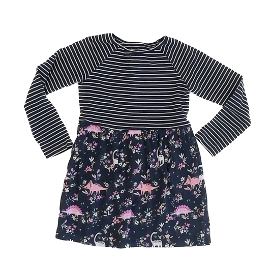 Rumi + Ryder Girls Navy Dress Size: 4-5T Navy