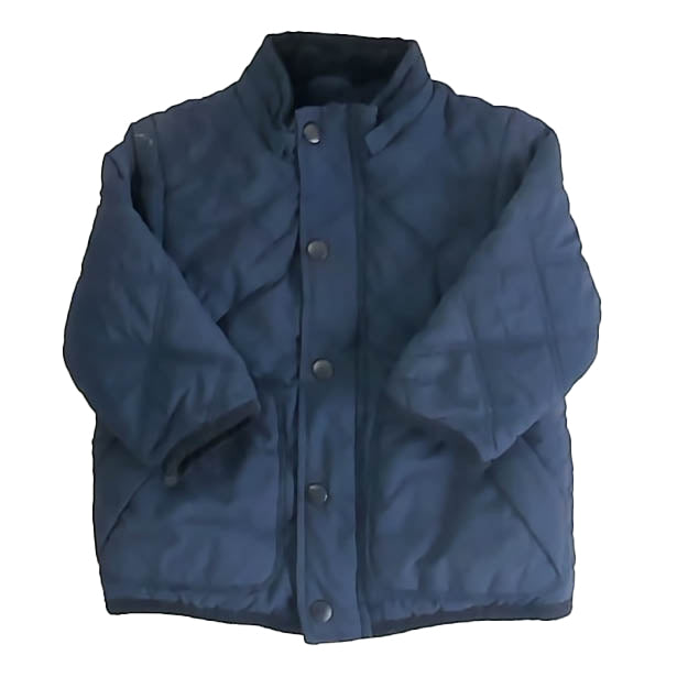 Zara Boys Navy Jacket Size: 12 - 18 Months Navy