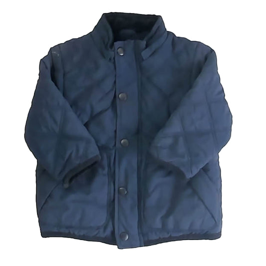 Zara Boys Navy Jacket Size: 12 - 18 Months Navy