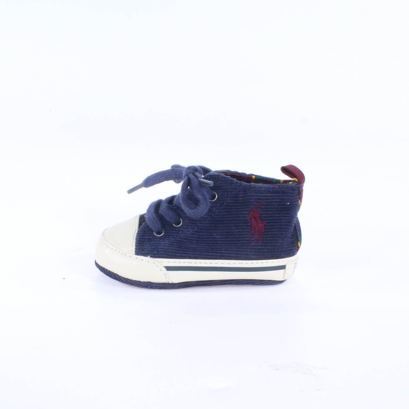 Ralph Lauren Boys Navy Sneakers Size: 2 Infant Navy
