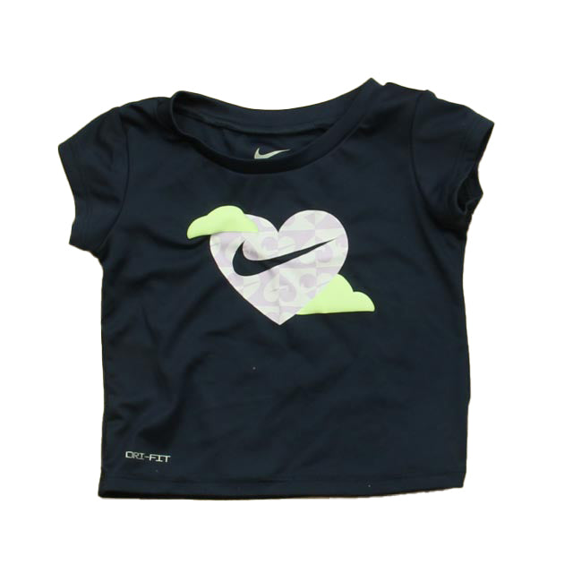 Nike Girls Navy Athletic Top Size: 18 Months Navy