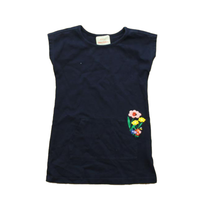 Hanna Andersson Girls Navy Dress Size: 3t Navy