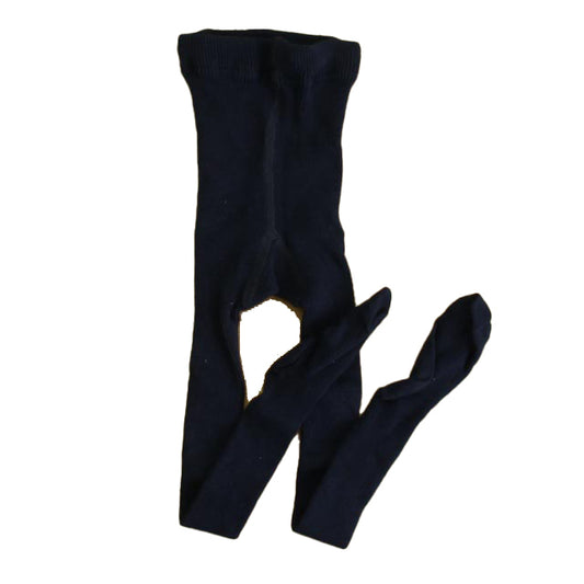 Hanna Andersson Girls Navy Tights Size: 18-24 Months Navy