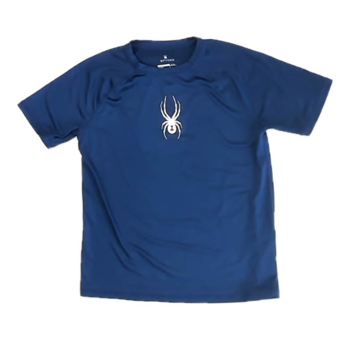 Spyder Boys Navy Athletic Top Size: 10-12 Years Navy