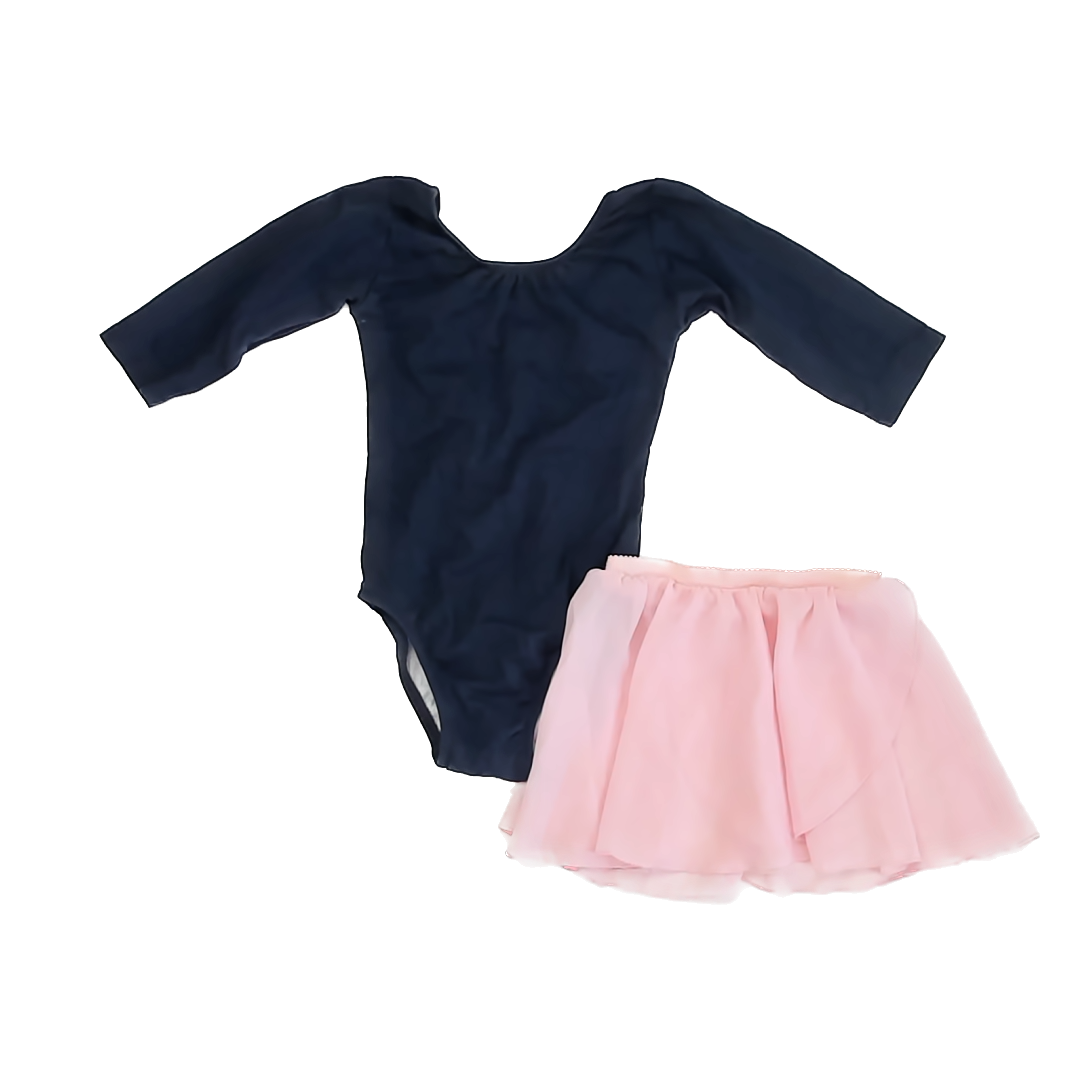 Unknown Girls Navy Leotard Size: 6-7 Years * Navy