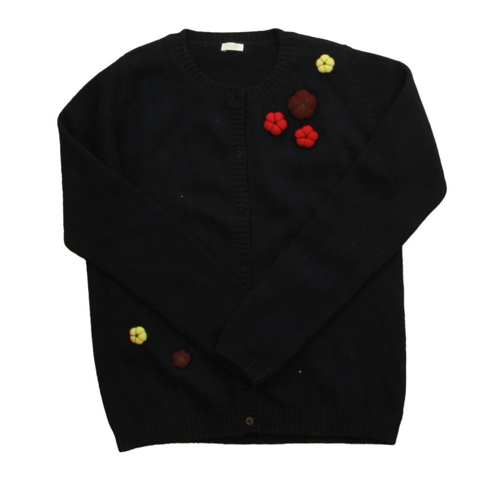 Il Gufo Girls Navy Cardigan Size: 12 Years Navy