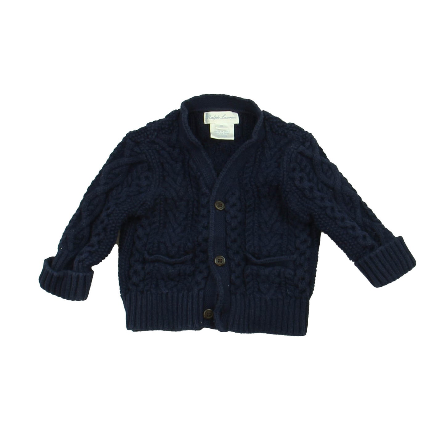 Ralph Lauren Boys Navy Cardigan Size: 3 Months Navy