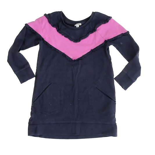 Art & Eden Girls Navy Dress Size: 6 Yeas Navy