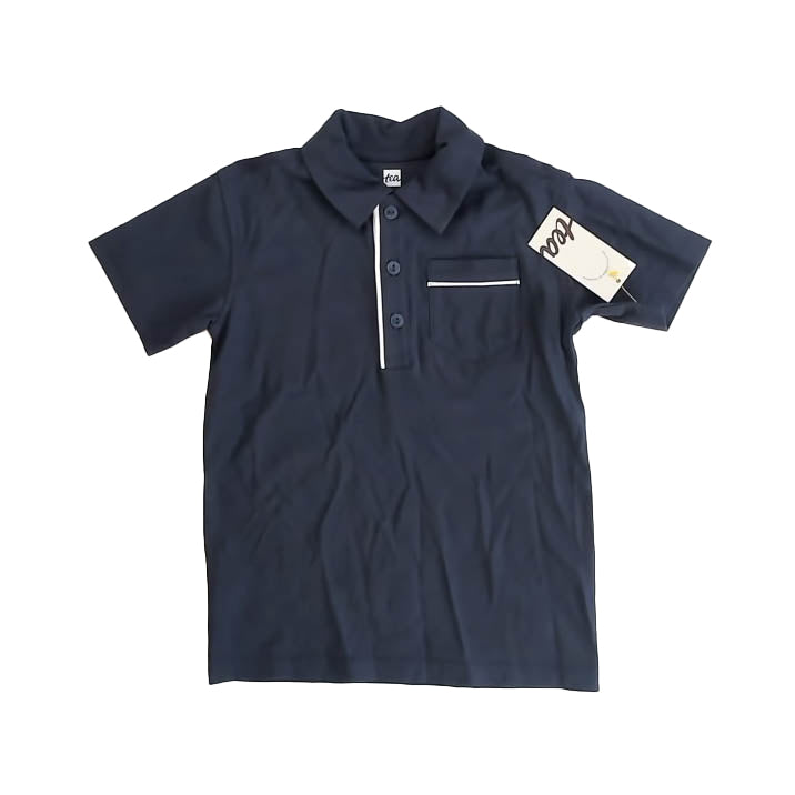 Tea Collection Boys Navy Polo Shirt Size: 5T Navy