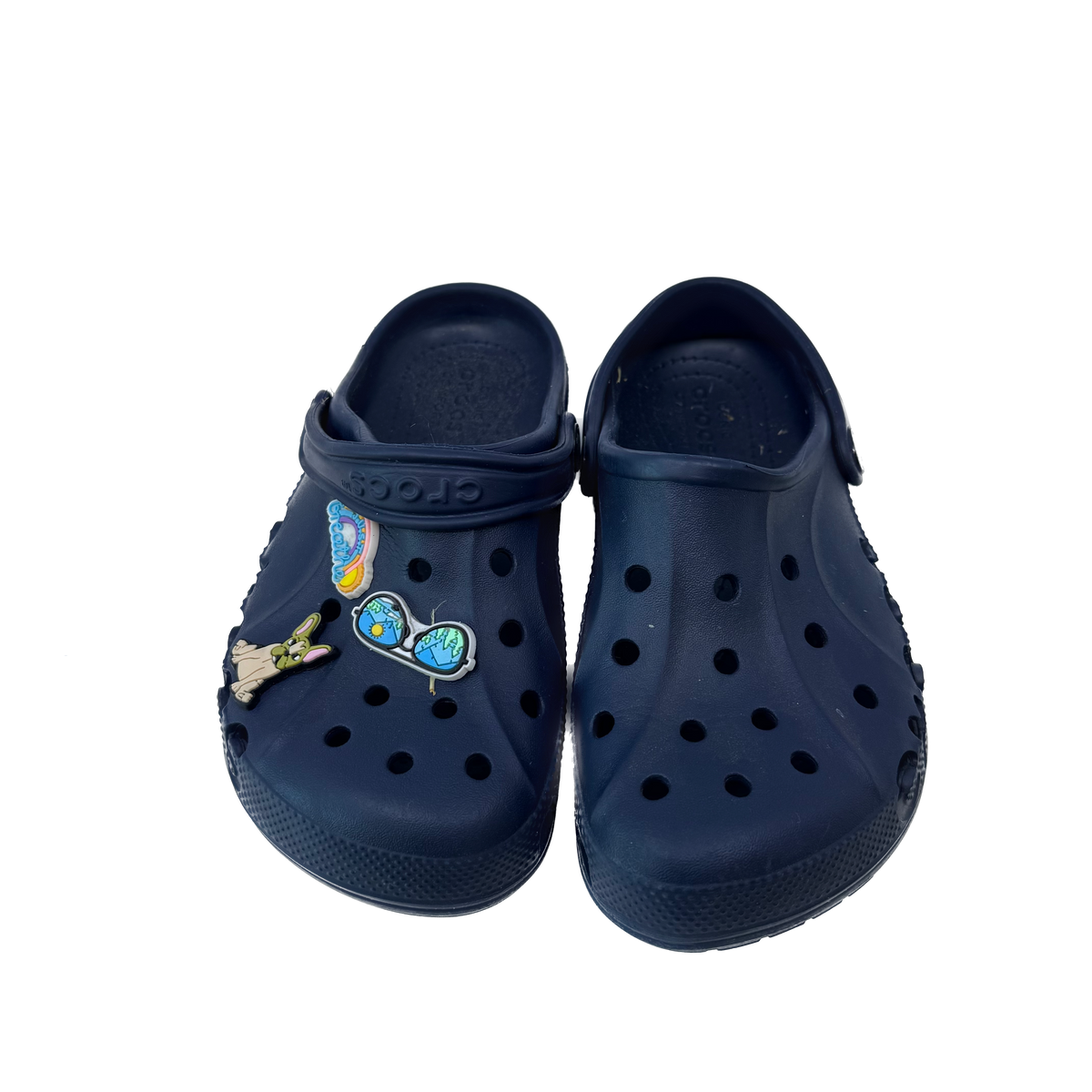 Crocs Boys Navy Sandals Size: 3 Youth Navy