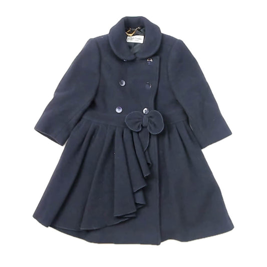 Sarah Louise Girls Navy Winter Coat Size: 2T Navy