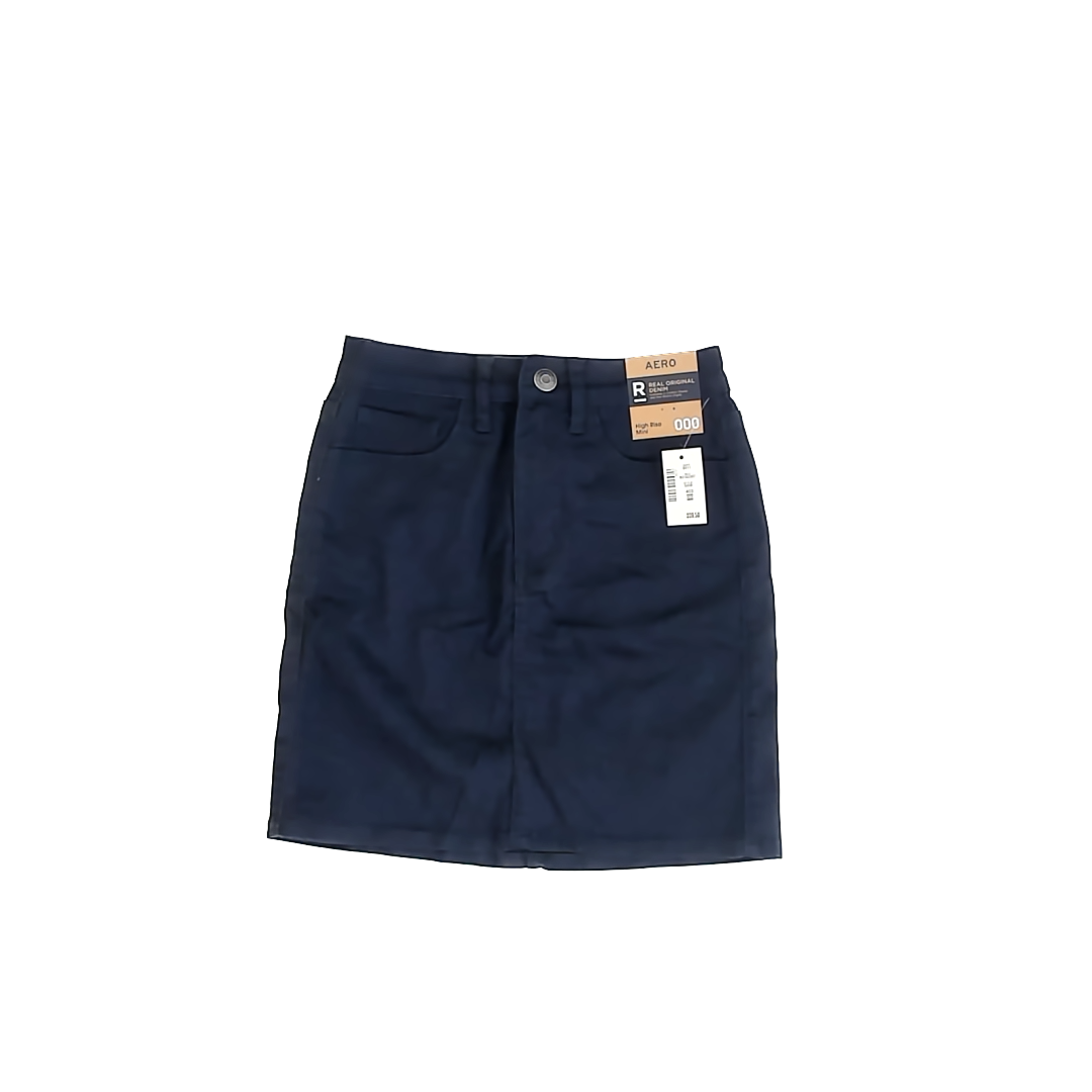 Aero Girls Navy Skirt Size: 00 Navy