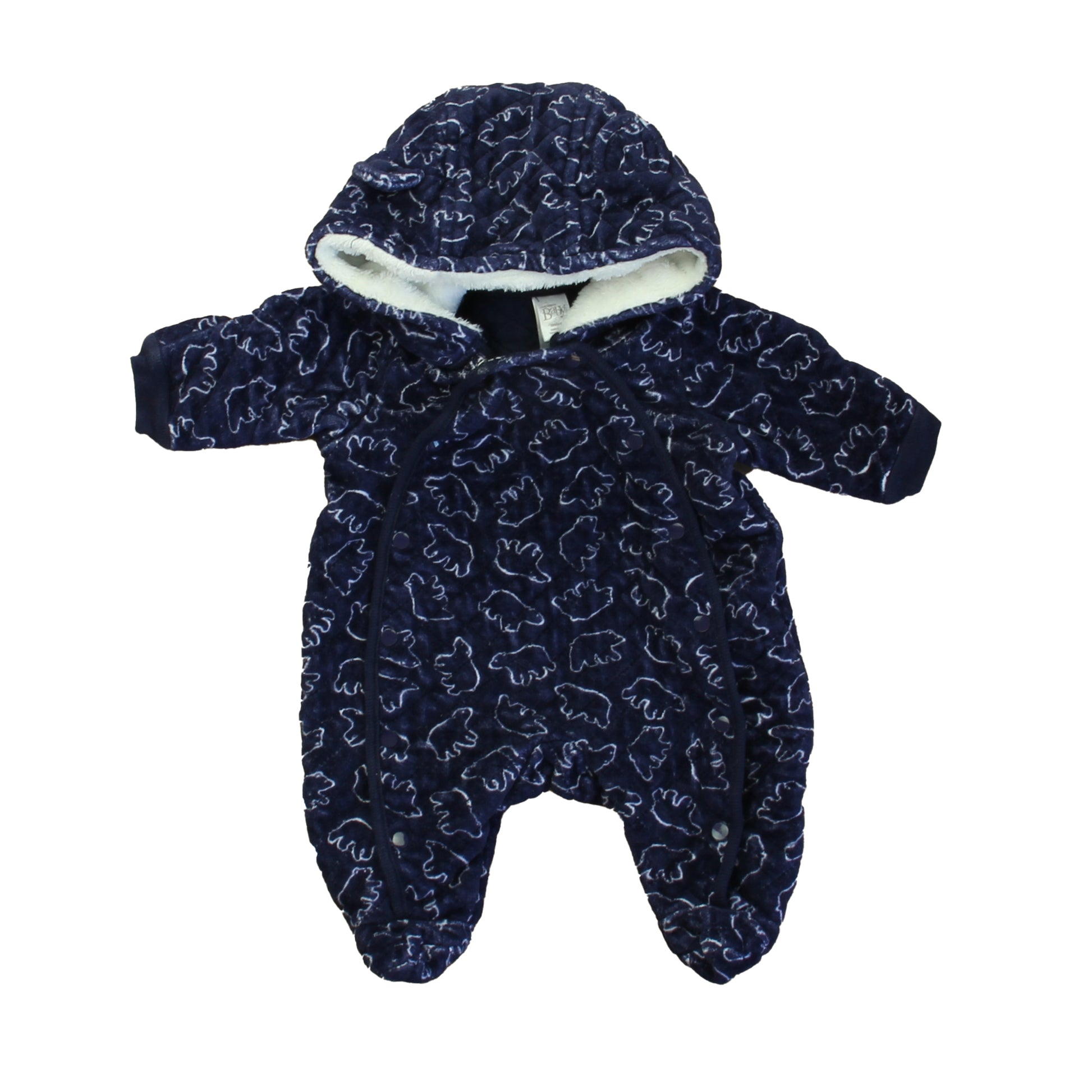 Nordstrom Boys Navy Long Sleeve Outfit Size: Newborn Navy