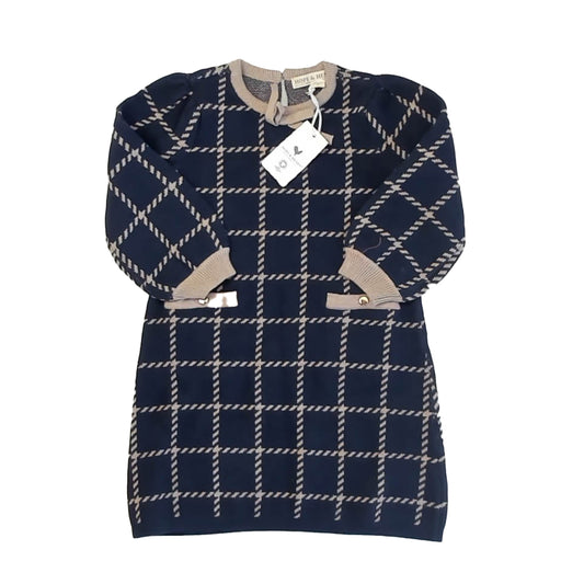 Hope & Henry Girls Navy Sweater Dress Size: 4T Navy