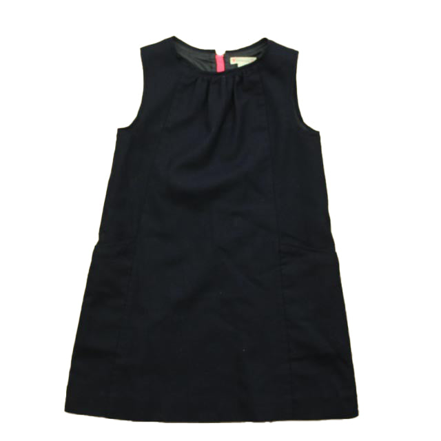 Crewcuts Girls Navy Dress Size: 6 Years Navy