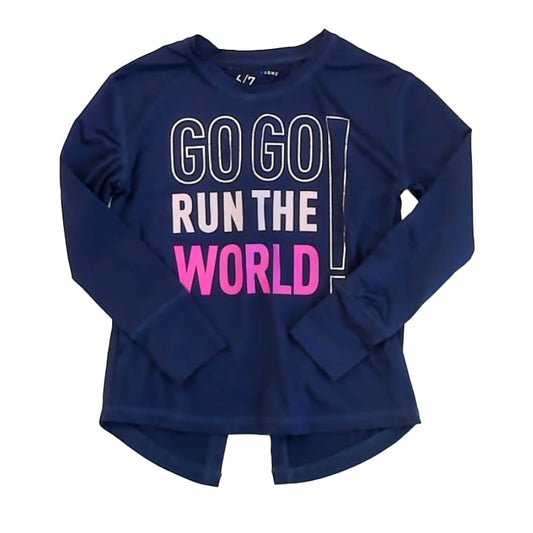 Rockets Of Awesome Girls Navy Long Sleeve T-Shirt Size: 6 - 7 Years Navy