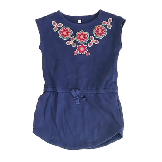 Tea Collection Girls Navy Dress Size: 4T Navy