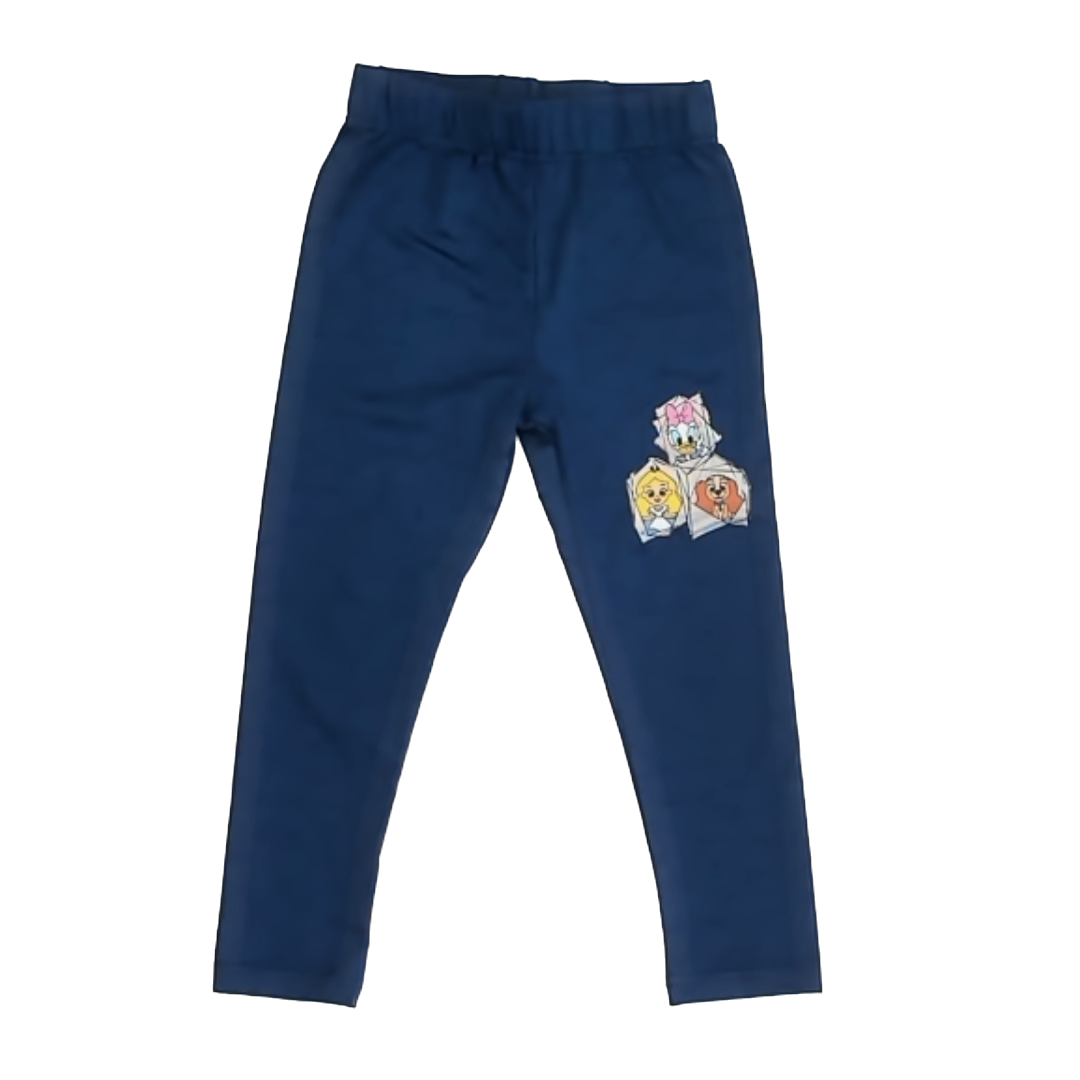 Disney Girls Navy Leggings Size: XS (4-5T) Navy