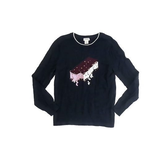 Crewcuts Girls Navy Sweater Size: 6-7 Years Navy