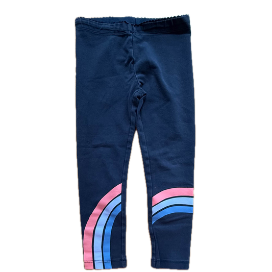 Tea Collection Girls Navy Leggings Size: 4T Navy